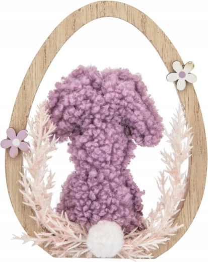 Decorațiune Boucle iepuraș în ou mov