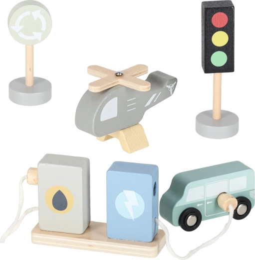 Stație de alimentare și elemente rutiere