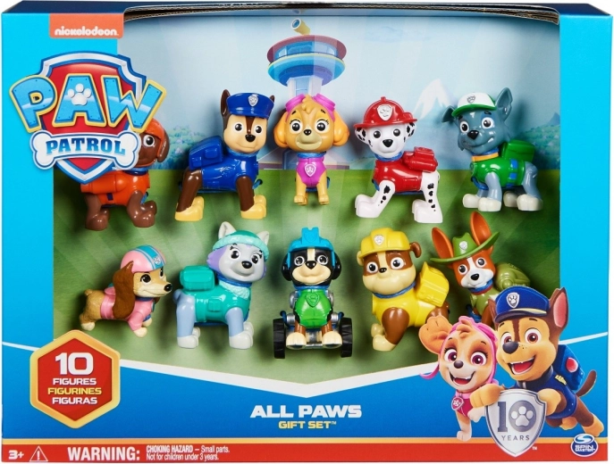 Set figurine Patrula Cățelușilor - Toți Cățelușii la Bord