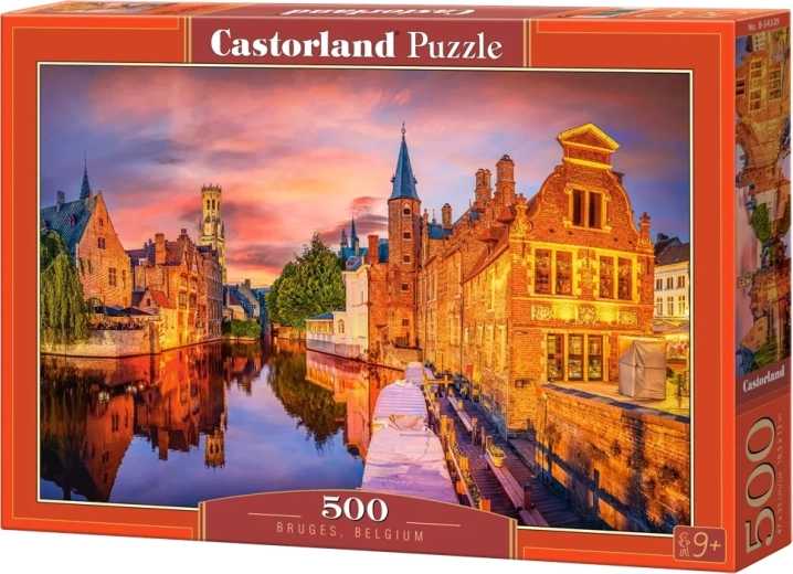 Puzzle Castorland Bruges, Belgia, 500 de piese