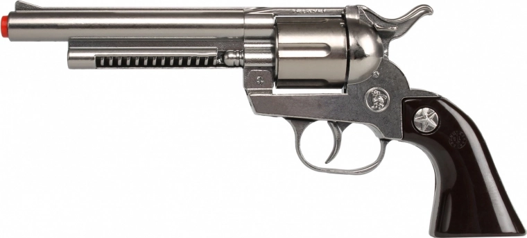 Revolver de cowboy din metal pentru capse, 12 focuri