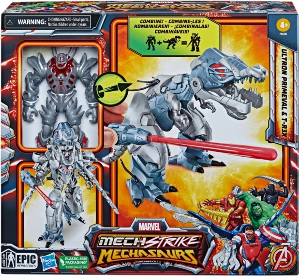 Figurină Marvel Mech Strike Ultron T-Rex