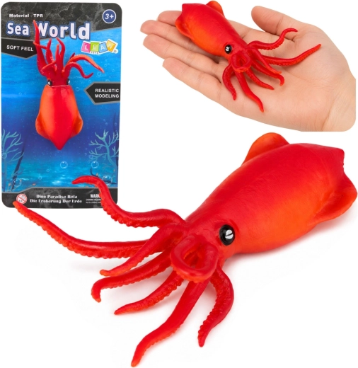 Figurină realistă din cauciuc – calmar 18 cm