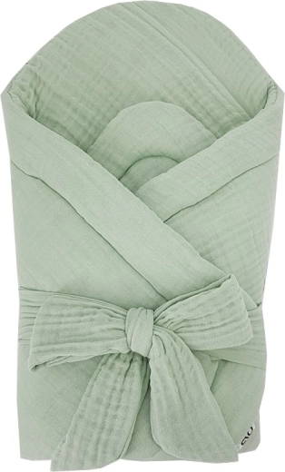 Înfășătoare din muselină EKO fără întăritură Mint 75 x 75 cm