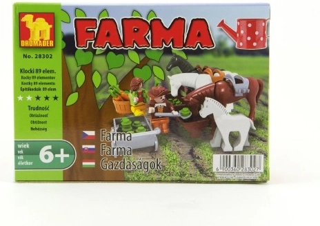 Set de construcție Dromader Fermă, 89 piese