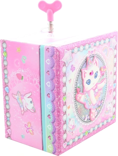 Pisicuță dansatoare și mecanism muzical