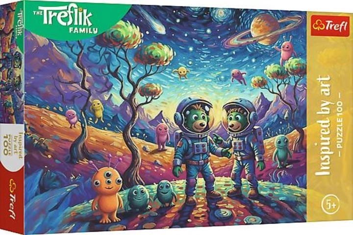 Puzzle Trefl 100 piese Inspired by Art: fantezie cosmică