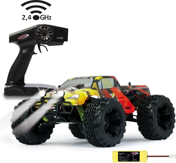 Jamara Tiger monster truck cu telecomandă 4WD 1:10 2,4 GHz cu LED (NiMH) - 1 buc