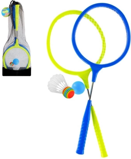 Set de badminton cu rachete metalice
