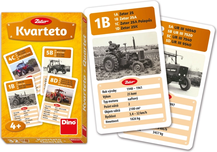 Kvartet joc Zetor tractoare