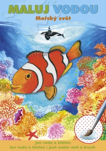 Pictură cu apă - lumea marină