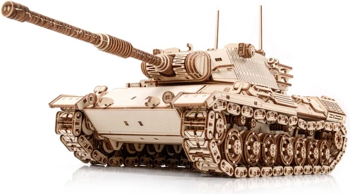 Model realist din lemn al tancului Leopard 1