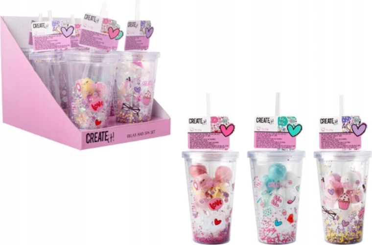 Create It! bombe de baie spa în cană pentru copii