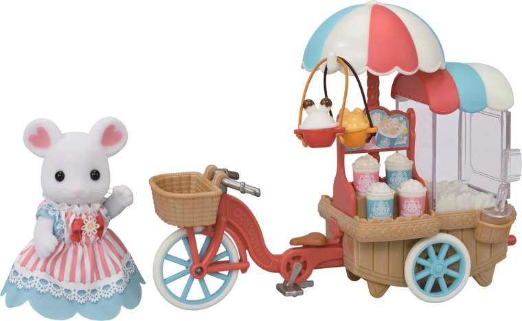 Sylvanian Families stand mobil de floricele cu șoricică