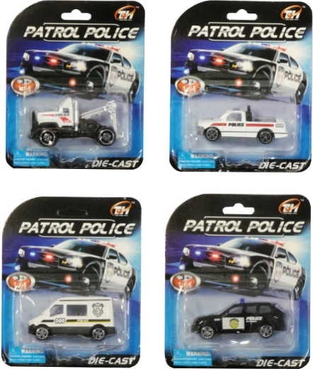 Mașinuță de poliție metal-plastic