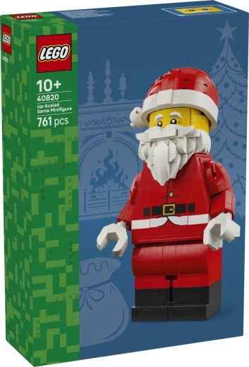 LEGO Iconic minifigurină mărită Moș Crăciun
