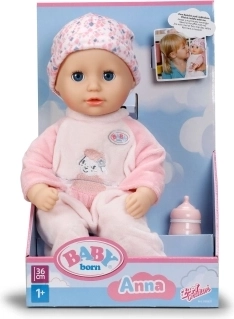 Păpușa BABY born Anna roz deschis, 36 cm