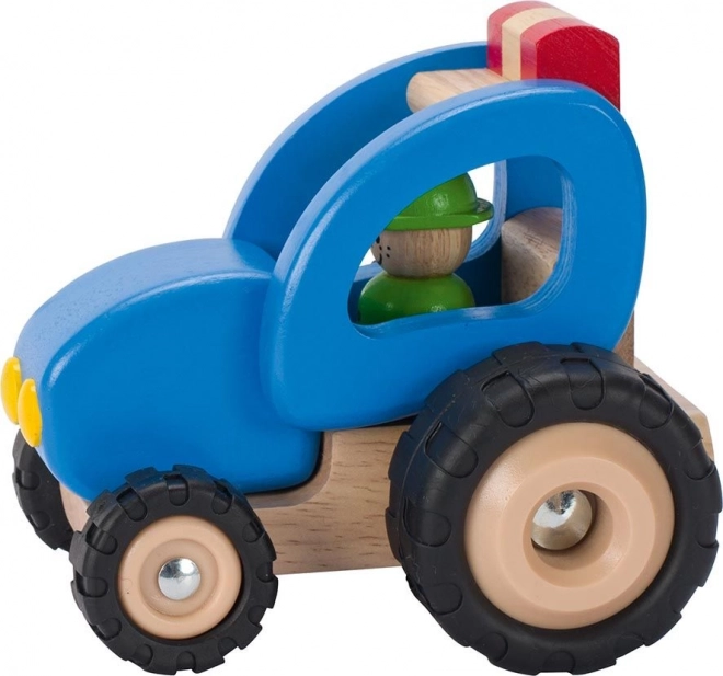 Tractor din lemn Goki pentru copii