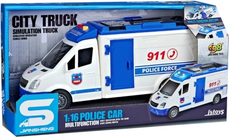 Mașină de poliție cu volant 1:16