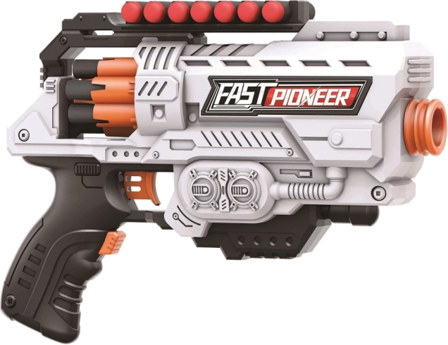 Blaster Fast mini cu baterii și 16 proiectile