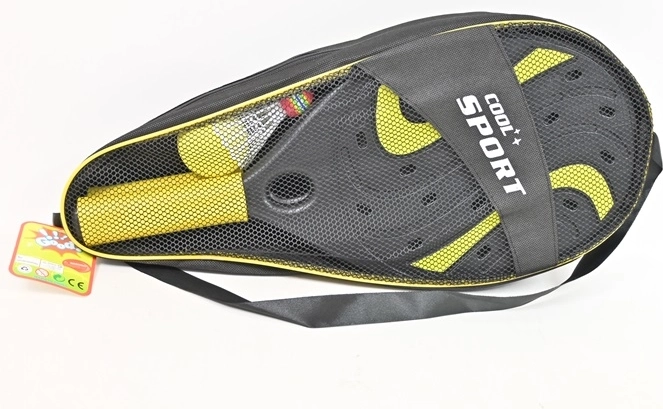 Set de tenis de plajă cu palete din plastic 49 cm, cu minge și fluturaș