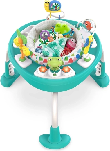 Salteluț cu scaun rotativ 360°