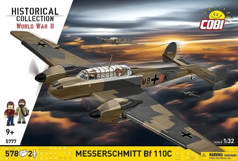 Set de construcție COBI Messerschmitt BF 110C – 578 piese