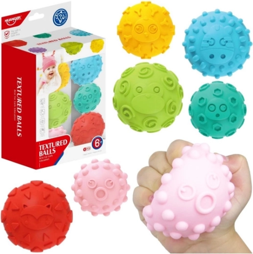 Mingi senzoriale moi – set de 6 bucăți