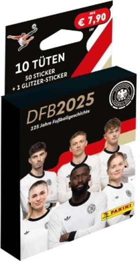 DFB 2025 – 125 de ani de istorie a fotbalului – autocolante, eco blister 2