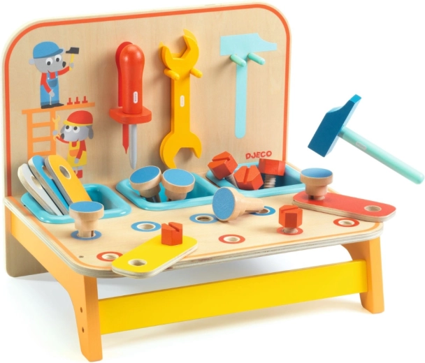 Execuție sigură din lemn și culori vii