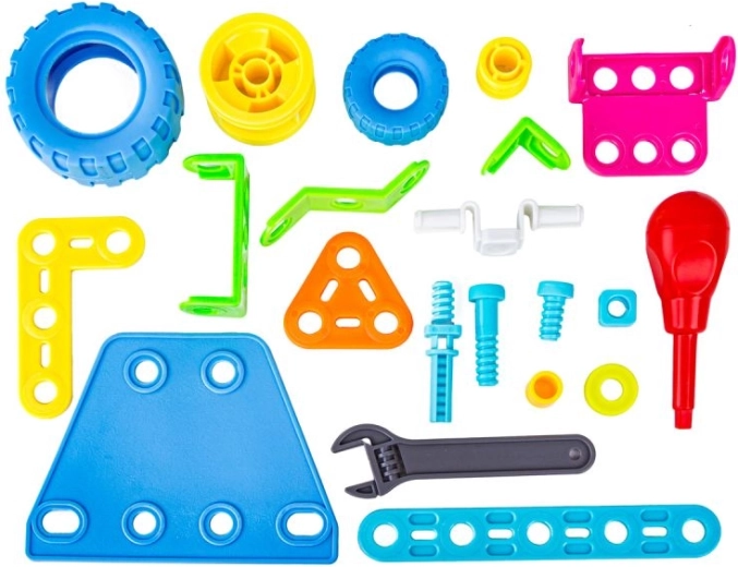 Piese cu șurub pentru exersarea îndemânării