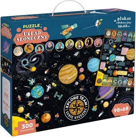 Puzzle 300 de piese Sistemul Solar XPLORE TEAM