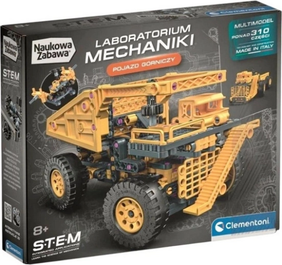 Laboratorul de mecanică – camion de minerit 2 în 1 set de construcție