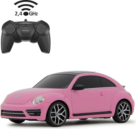 Jamara Volkswagen Beetle mașină RC 1:24 roz 2,4 GHz