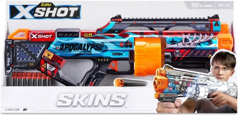 X-Shot Skins Last Stand blaster cu spumă (16 săgeți)