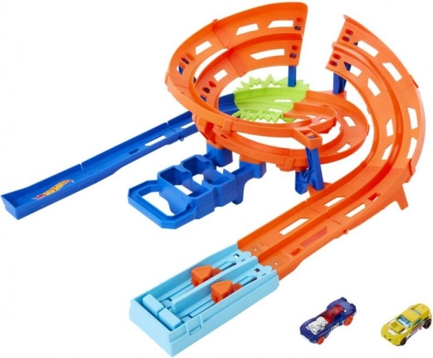 Pistă de curse Hot Wheels cu mâner portabil