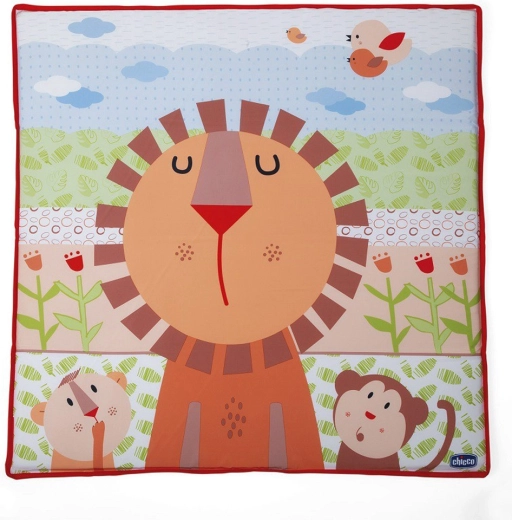 Pătură de joacă moale cu animăluțe pentru stimularea simțurilor