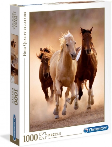 Puzzle 1000 piese – cai în galop