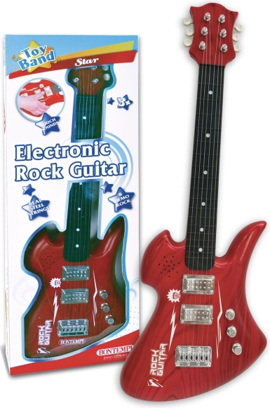 Chitară rock Bontempi roșie