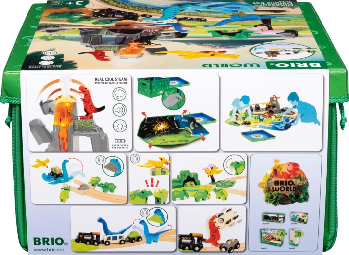 Vulcan interactiv cu lumini, sunete și abur
