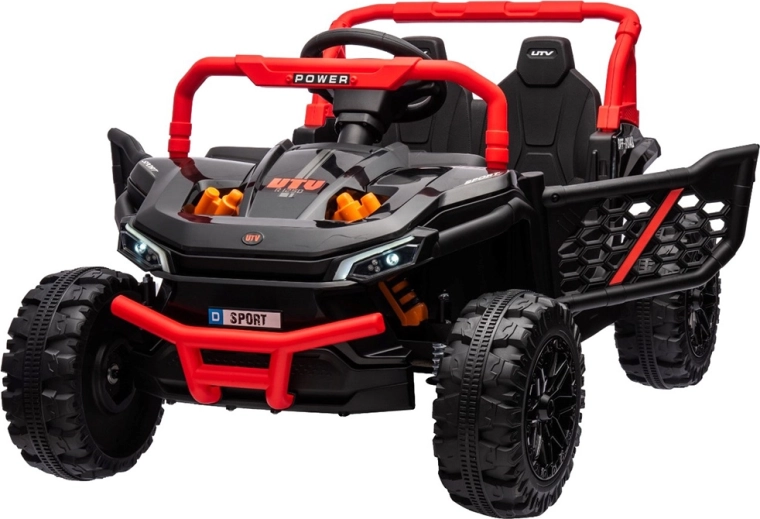 Buggy electrică pentru copii UTV cu telecomandă – roșie