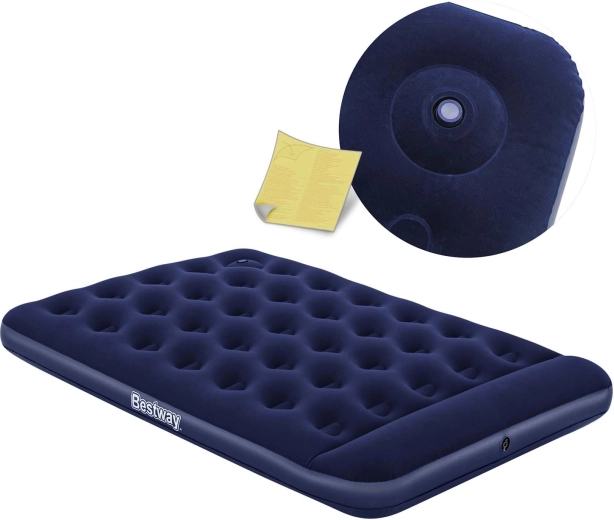 Saltea gonflabilă cu pompă de picior integrată 191 × 137 × 28 cm Bestway
