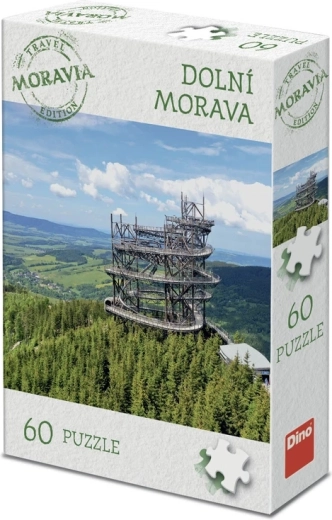Puzzle Dino ediția turistică Morava: Dolní Morava 60 de piese