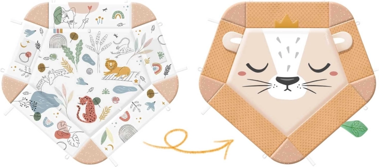 Pătură XXL cu două fețe și margini rabatabile