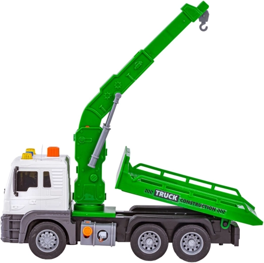 Braț de macara mobil și platformă rabatabilă