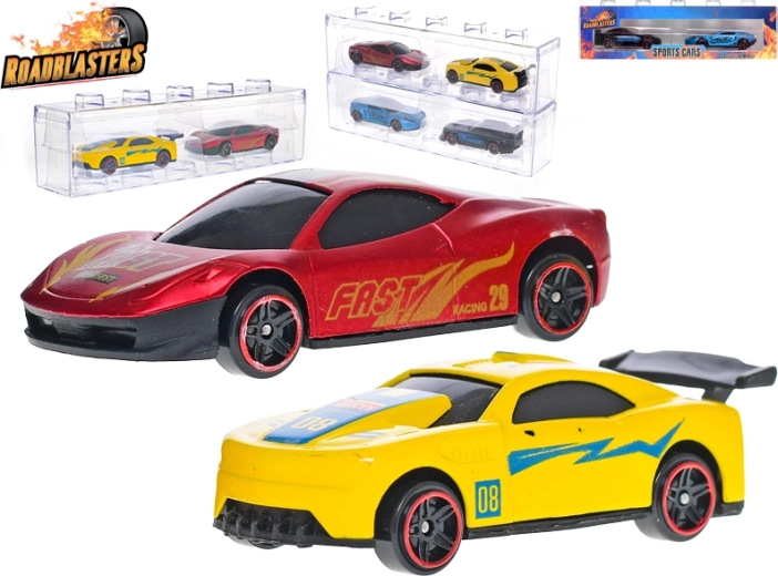 Roadblasters set de mașinuțe de curse metalice 7 cm în cutie