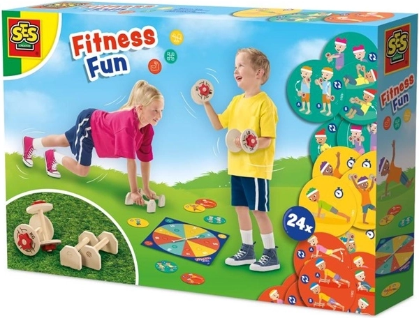 SES Fitness Fun set de exerciții pentru copii