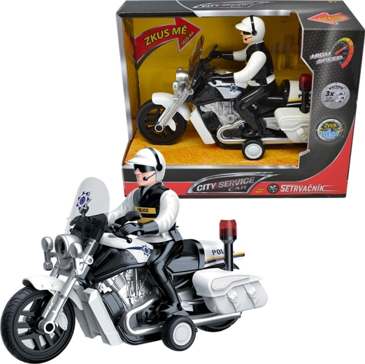 Motocicletă de poliție 1:16 CITY SERVICE CAR