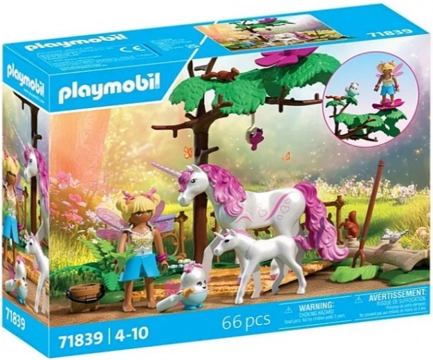 Grajdul fermecat al unicornilor – mamă și mânz