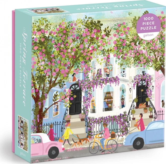 Puzzle Terasă de Primăvară 1000 de piese Galison